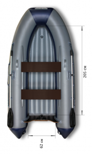 Лодка ПВХ Флагман 300 НДНД надувная под мотор